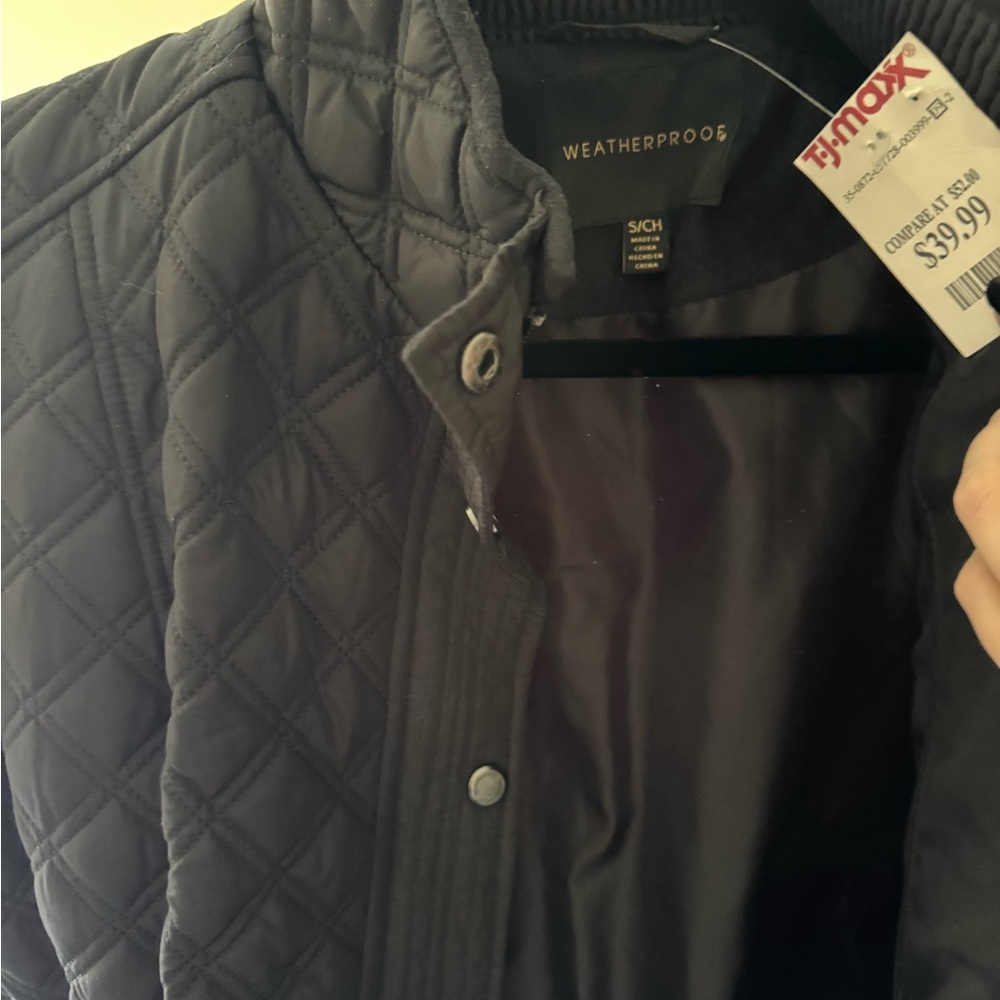 Weatherproof Women's Black Quilted Puffer Jacket